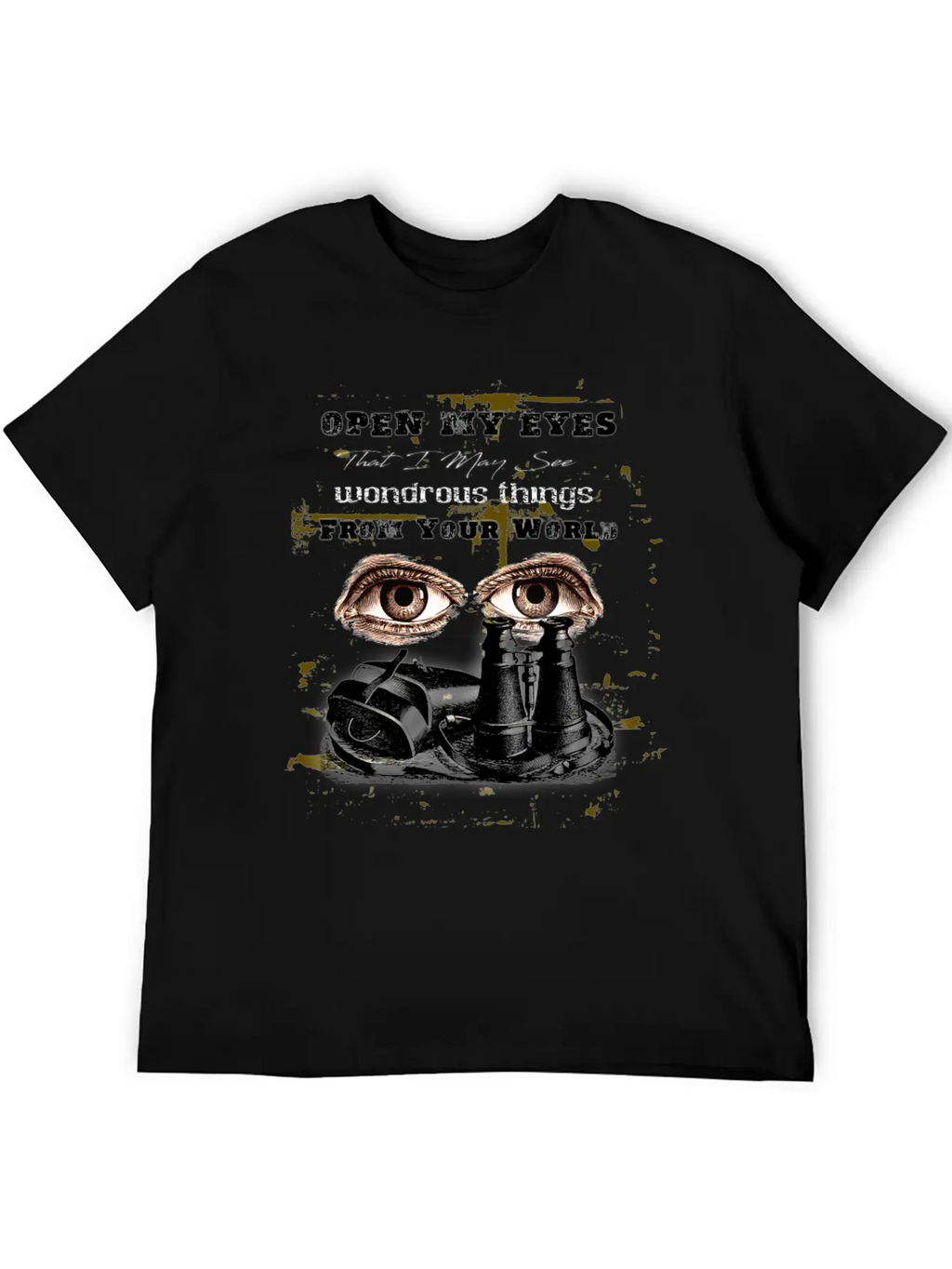 Vintage Binoculars Unisex Casual T-Shirt – Clean Design For Daily Comfort