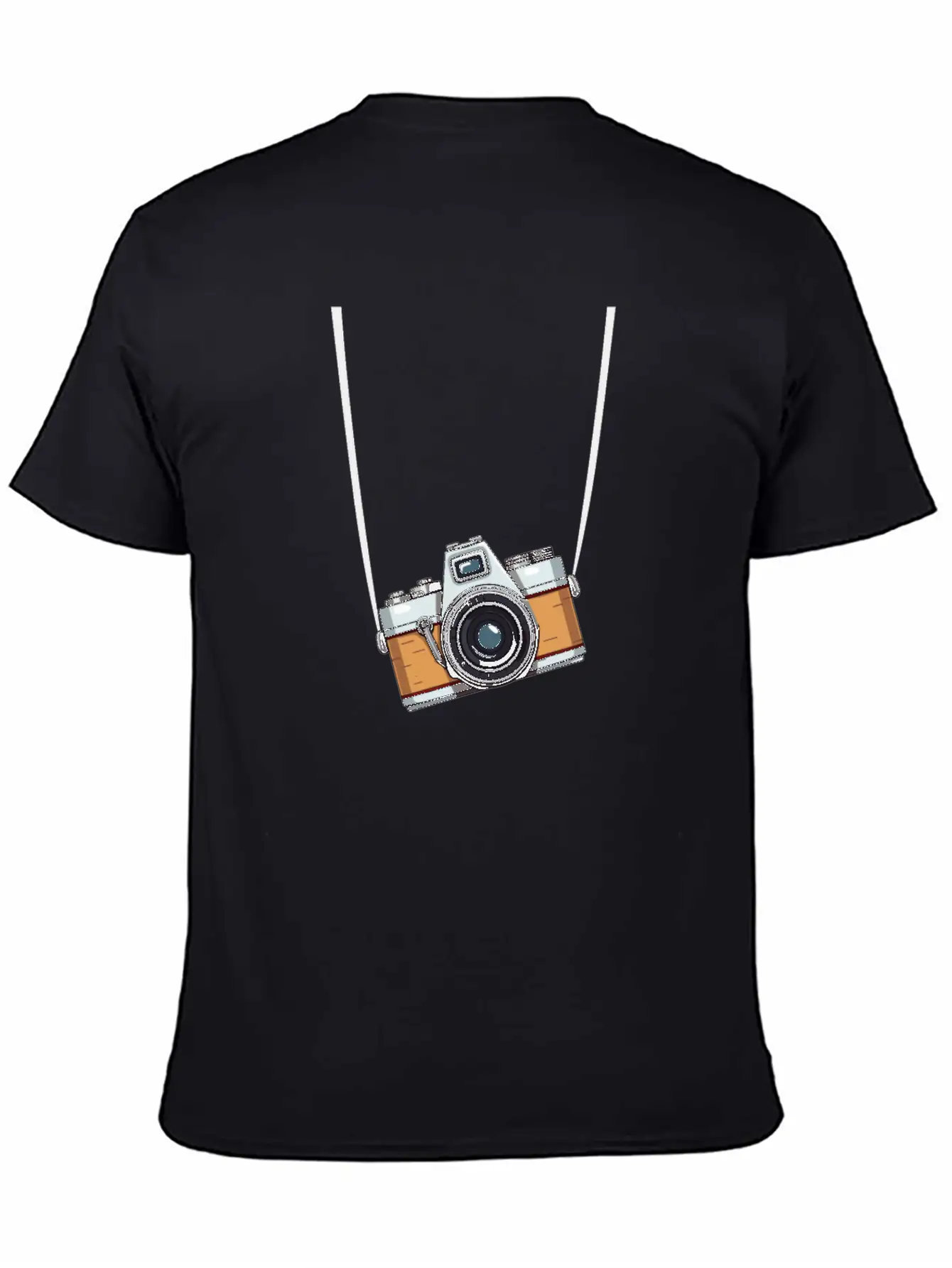 Vintage Camera Photography Essential Cotton Tee For Daily Outfits – Unisex Style