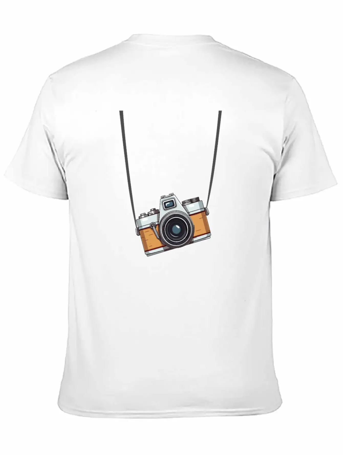 Vintage Camera Photography Essential Cotton Tee For Daily Outfits – Unisex Style