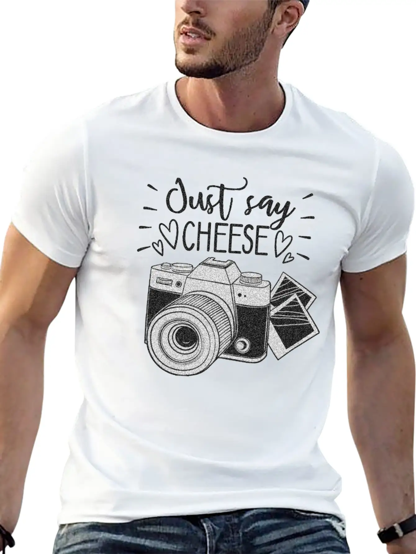 VINTAGE CAMERA Unisex Casual T-Shirt – Clean Design For Daily Comfort