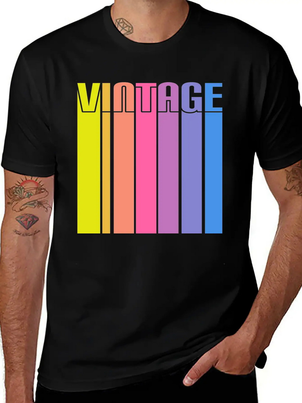 Vintage Classic Fit Graphic Tee For Daily Comfort – Unisex Cotton Shirt