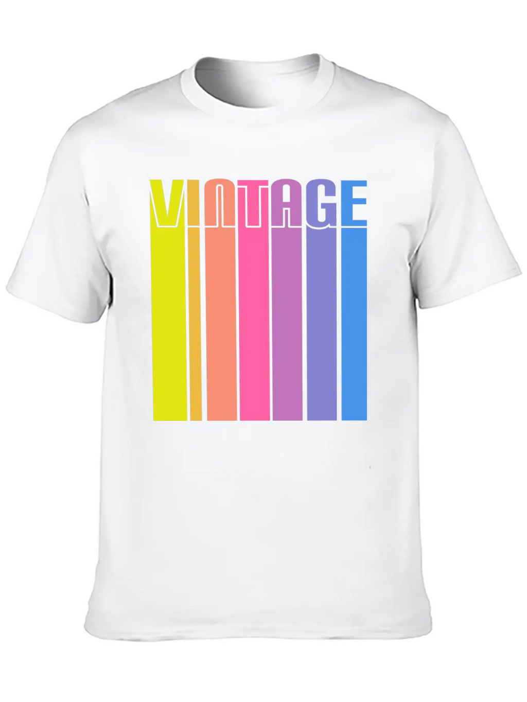 Vintage Classic Fit Graphic Tee For Daily Comfort – Unisex Cotton Shirt