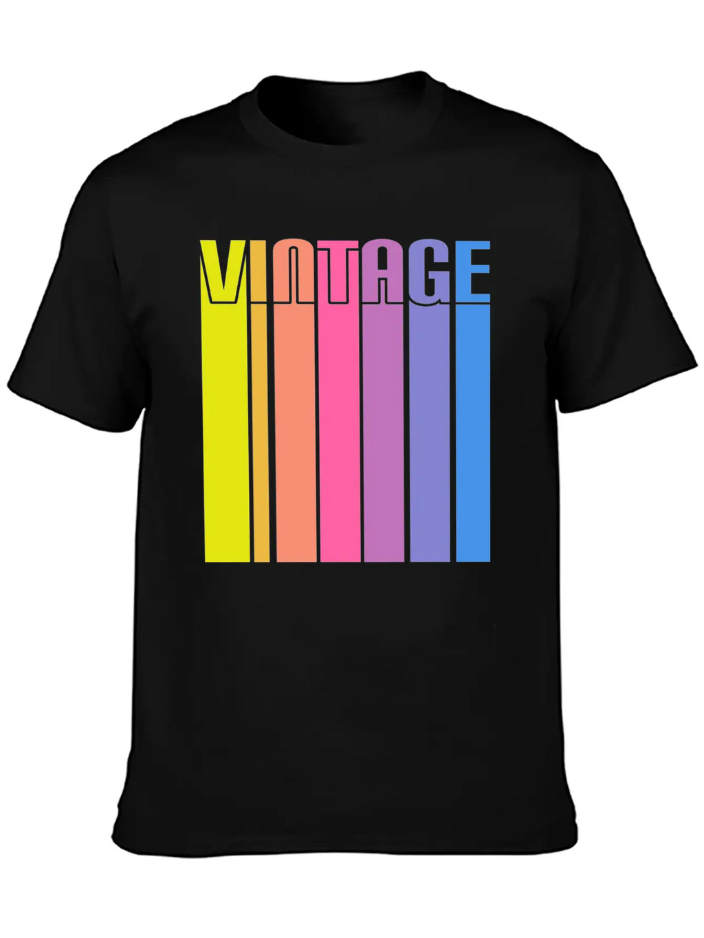 Vintage Classic Fit Graphic Tee For Daily Comfort – Unisex Cotton Shirt
