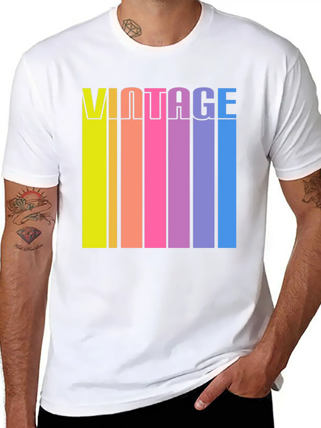 Vintage Classic Fit Graphic Tee For Daily Comfort – Unisex Cotton Shirt