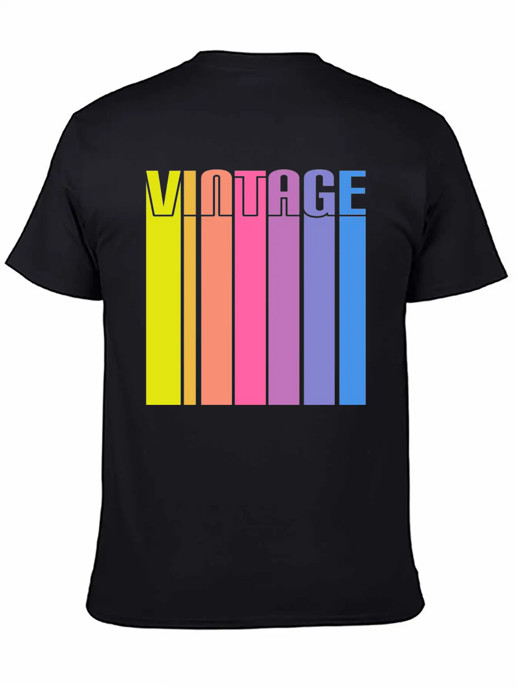 Vintage Classic Fit Graphic Tee For Daily Comfort – Unisex Cotton Shirt