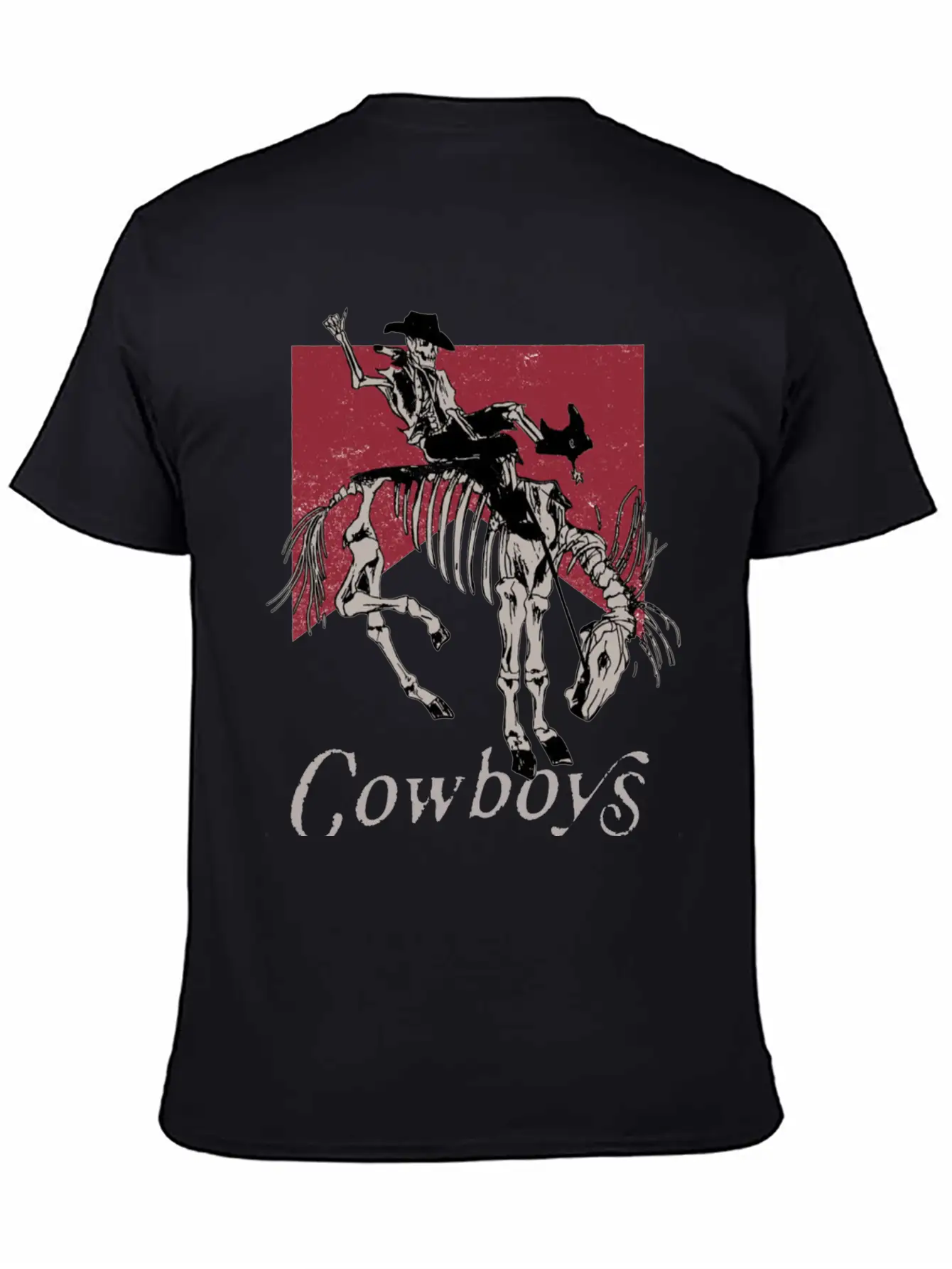 Vintage Cowboy Skeleton Shirt Cowboy Killer Shirt Essential Cotton Tee For Daily Outfits – Unisex Style