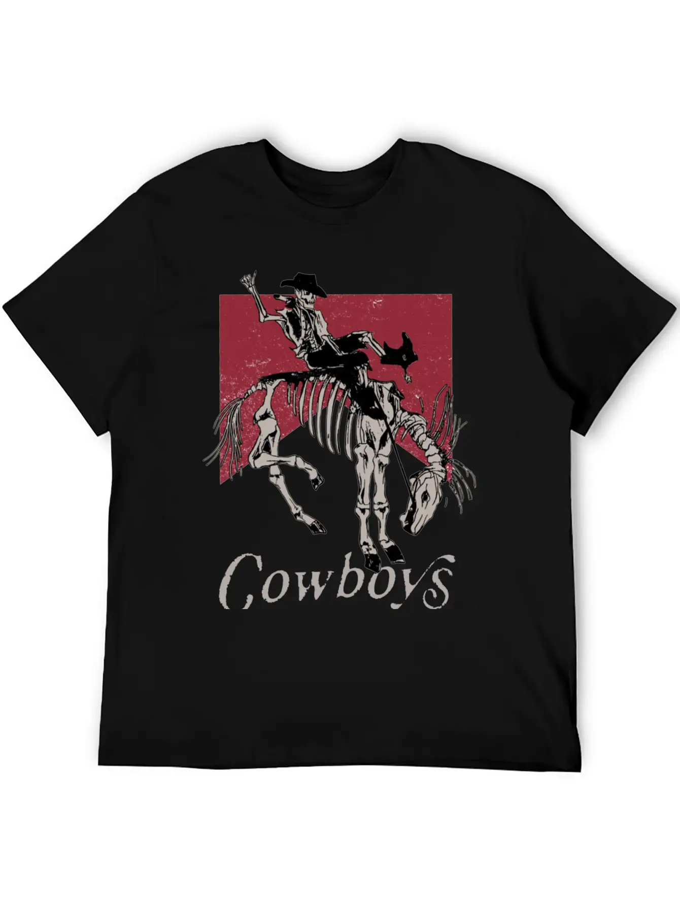 Vintage Cowboy Skeleton Shirt Cowboy Killer Shirt Essential Cotton Tee For Daily Outfits – Unisex Style
