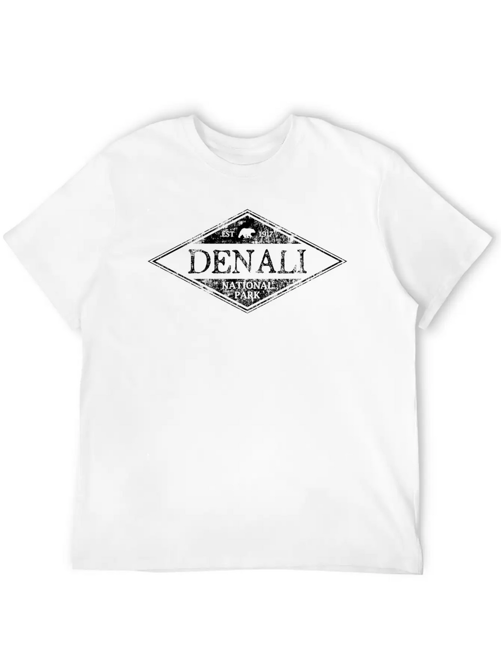 Vintage Denali National Park Alaska Breathable Soft Cotton T-Shirt – Timeless Casual Look