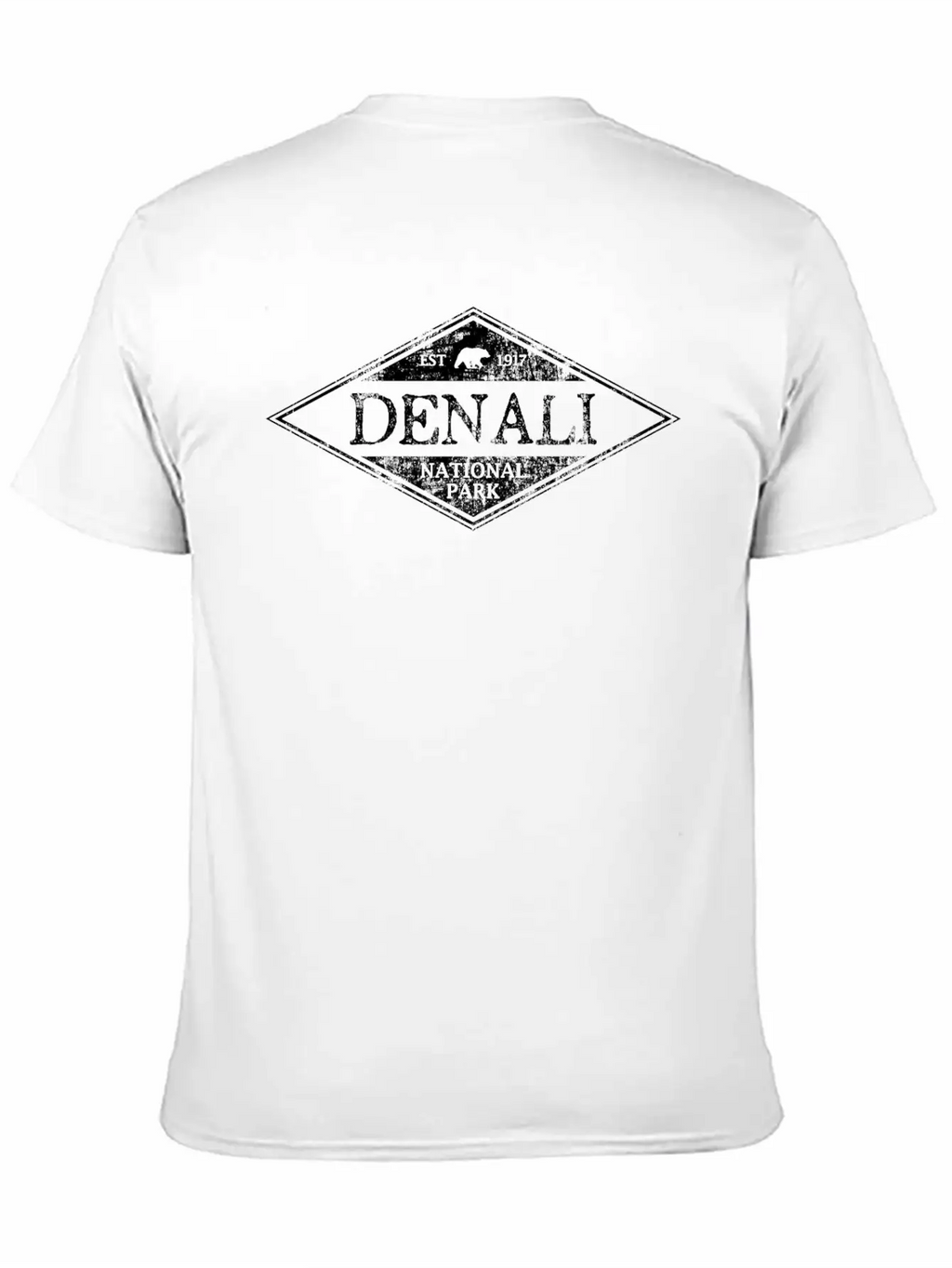 Vintage Denali National Park Alaska Breathable Soft Cotton T-Shirt – Timeless Casual Look