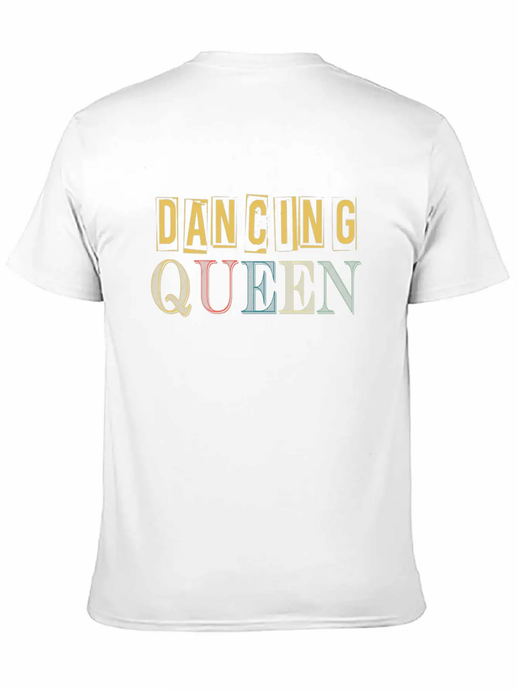 Vintage Disco Queen 80'Retro Themed Design Casual Graphic T-Shirt – Simple And Comfortable Daily Wear