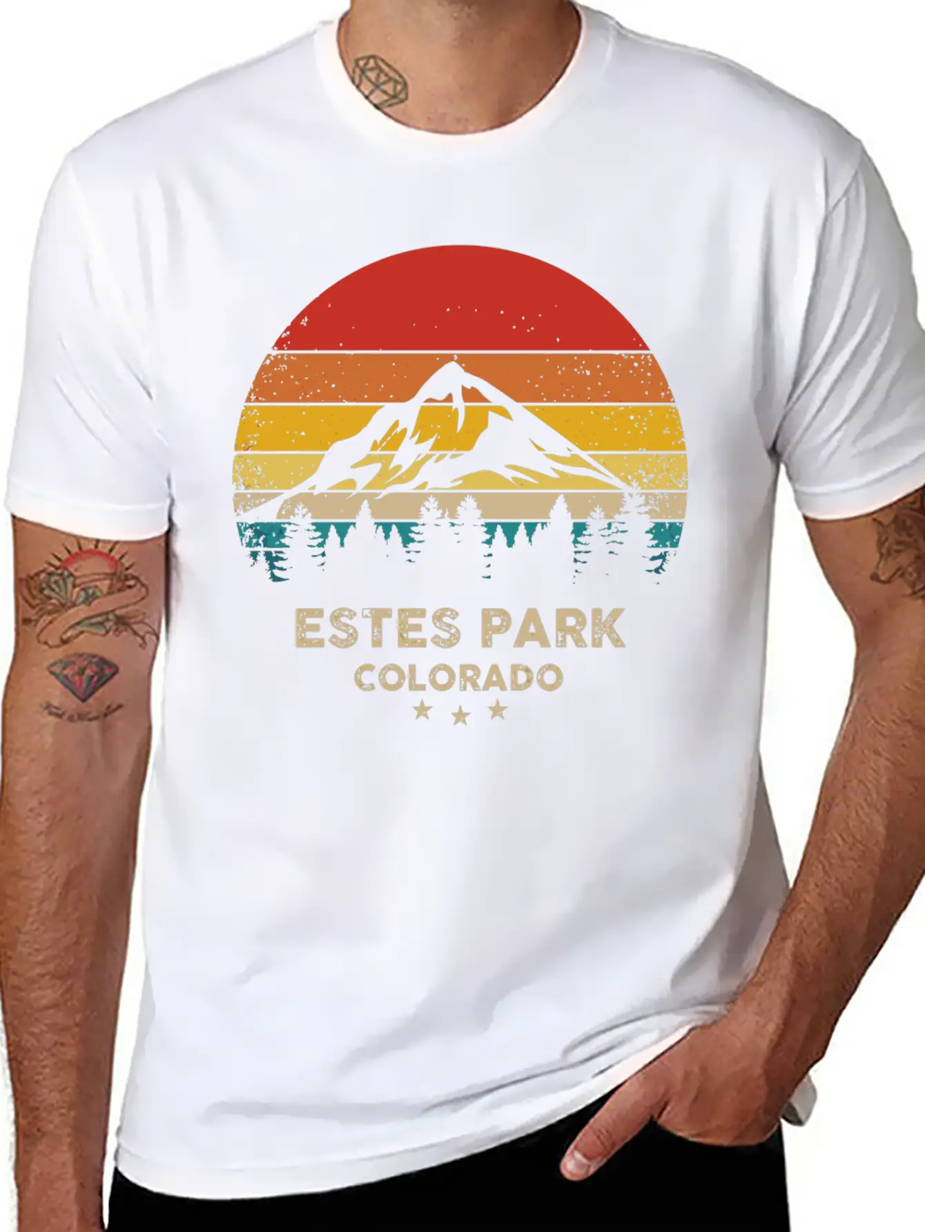 Vintage Estes Park Park Retro Souvenir Classic Fit Graphic Tee For Daily Comfort – Unisex Cotton Shirt