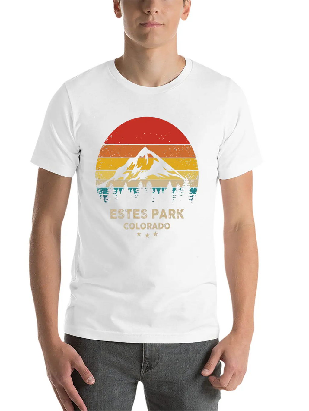 Vintage Estes Park Park Retro Souvenir Classic Fit Graphic Tee For Daily Comfort – Unisex Cotton Shirt
