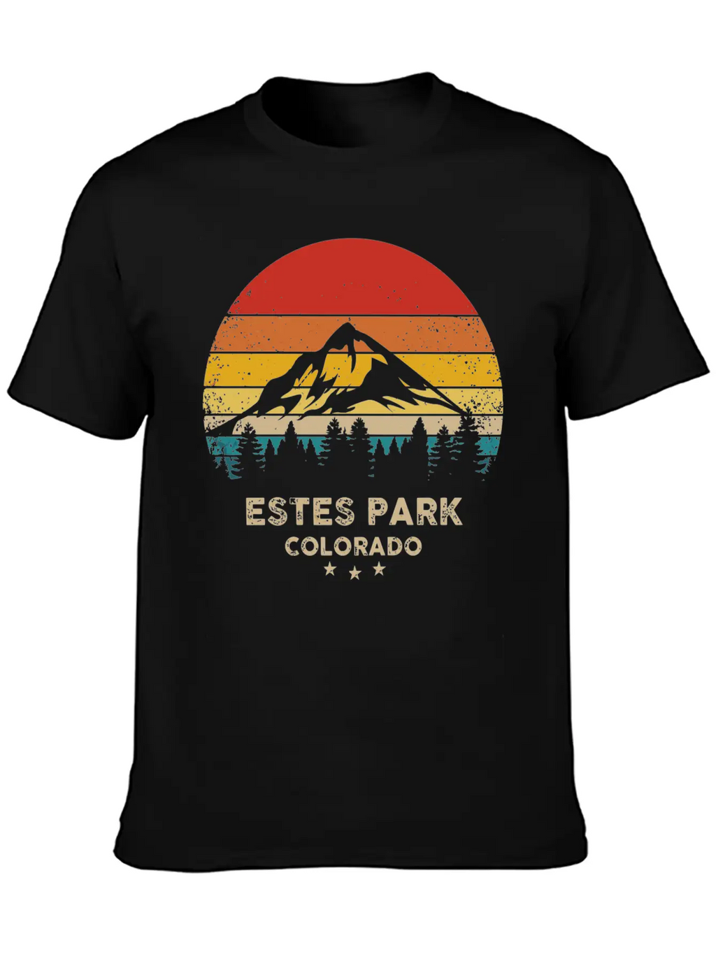 Vintage Estes Park Park Retro Souvenir Classic Fit Graphic Tee For Daily Comfort – Unisex Cotton Shirt