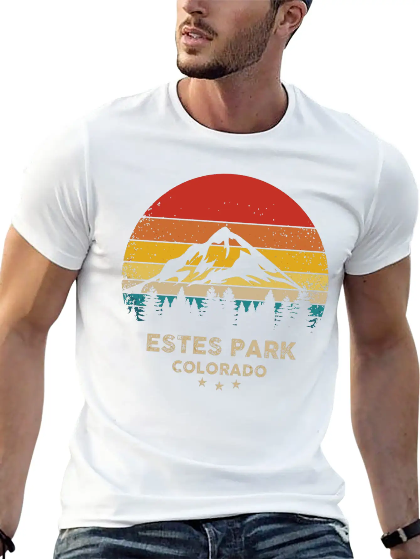 Vintage Estes Park Park Retro Souvenir Classic Fit Graphic Tee For Daily Comfort – Unisex Cotton Shirt