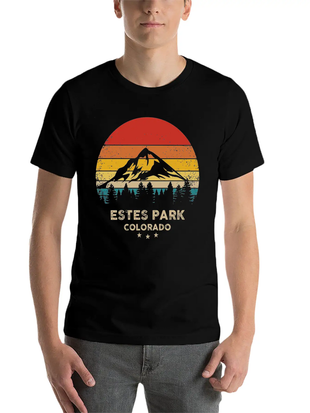 Vintage Estes Park Park Retro Souvenir Classic Fit Graphic Tee For Daily Comfort – Unisex Cotton Shirt