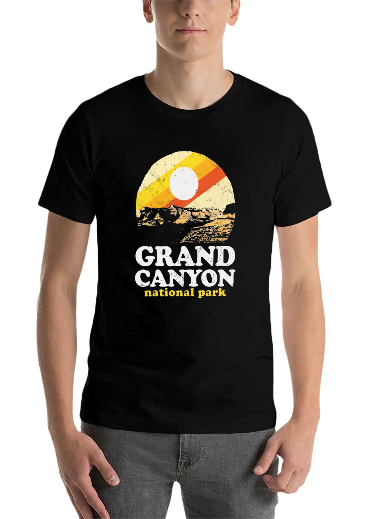 Vintage Grand Canyon Retro Eighties Casual Graphic T-Shirt – Simple And Comfortable Daily Wear