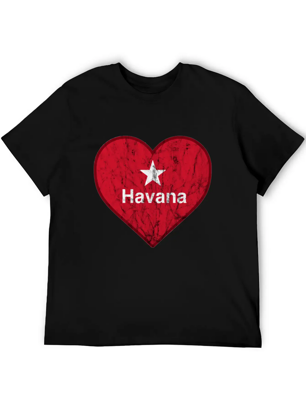 Vintage Habana Heart Vintage Retro Unisex Casual T-Shirt – Clean Design For Daily Comfort