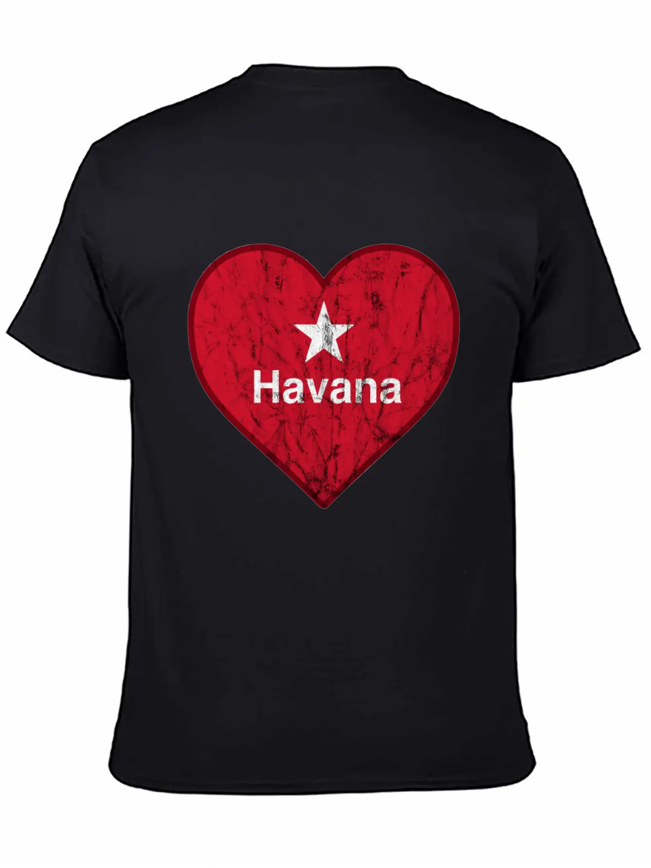 Vintage Habana Heart Vintage Retro Unisex Casual T-Shirt – Clean Design For Daily Comfort