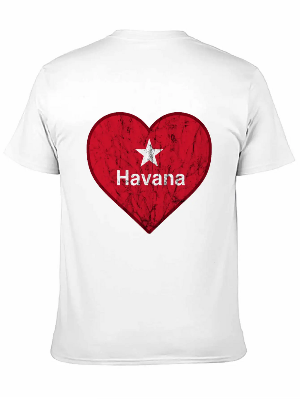 Vintage Habana Heart Vintage Retro Unisex Casual T-Shirt – Clean Design For Daily Comfort