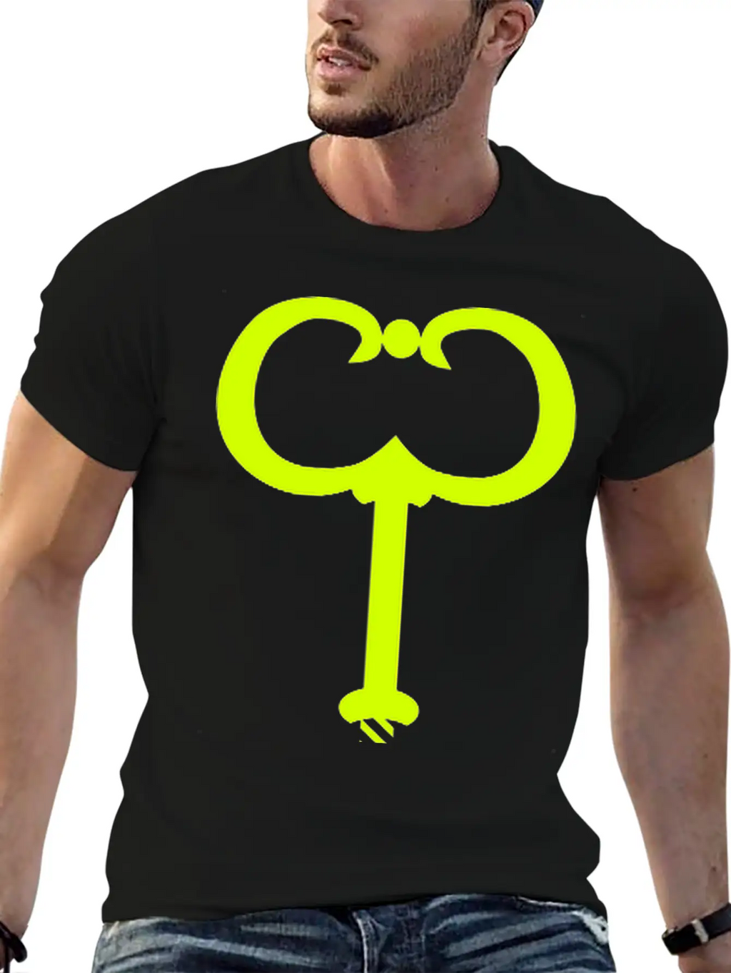Vintage Key Unisex Casual T-Shirt – Clean Design For Daily Comfort