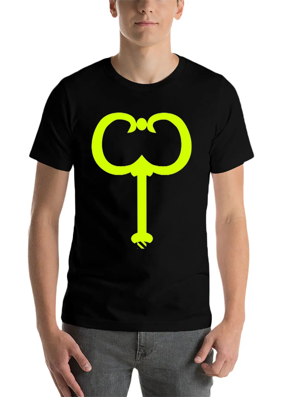 Vintage Key Unisex Casual T-Shirt – Clean Design For Daily Comfort