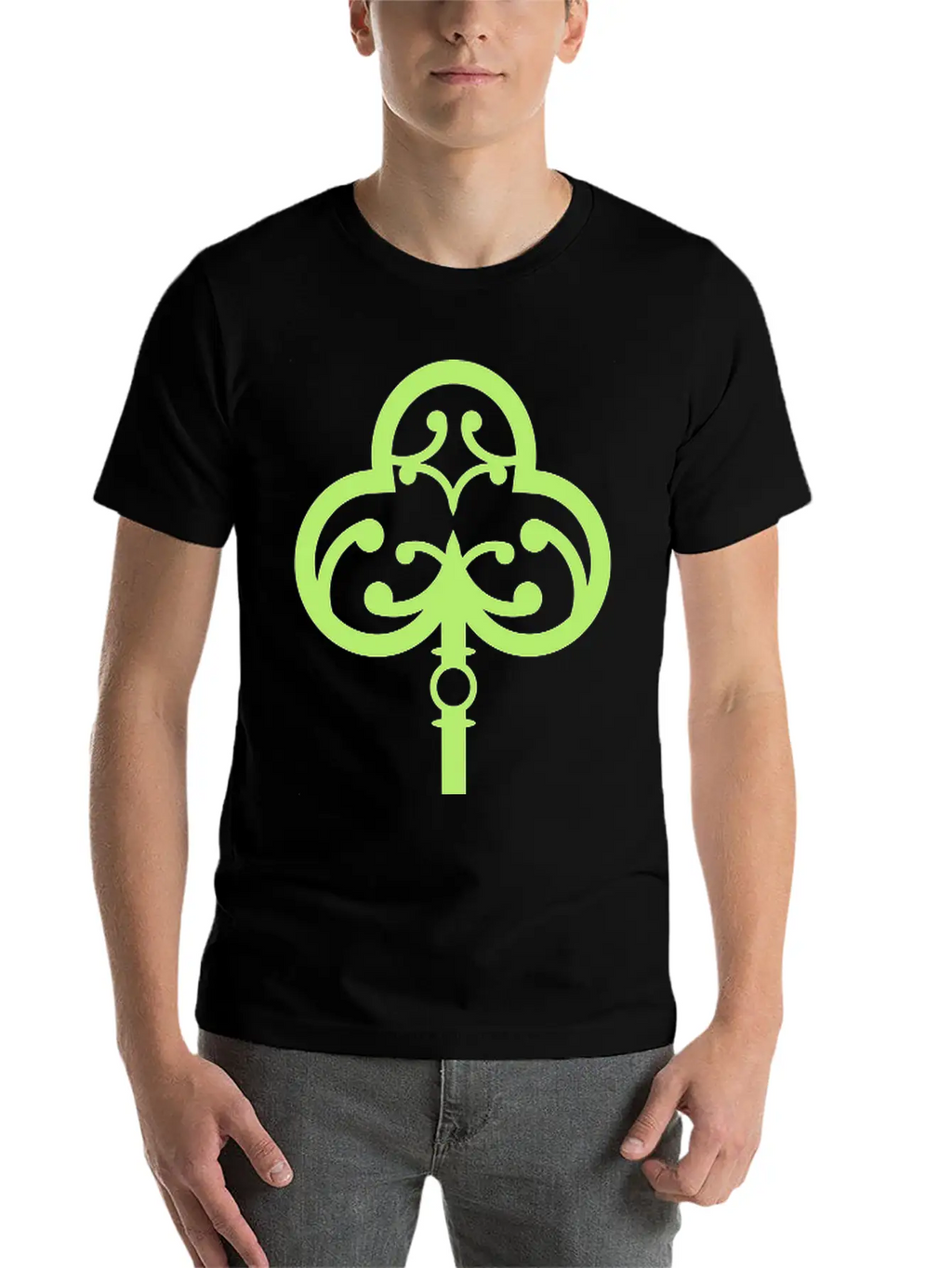 Vintage Key Unisex Short Sleeve Soft Cotton T-Shirt – Casual Everyday Wear