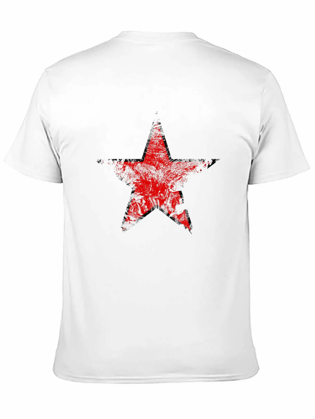 Vintage Looking Red Star Unisex Casual T-Shirt – Clean Design For Daily Comfort