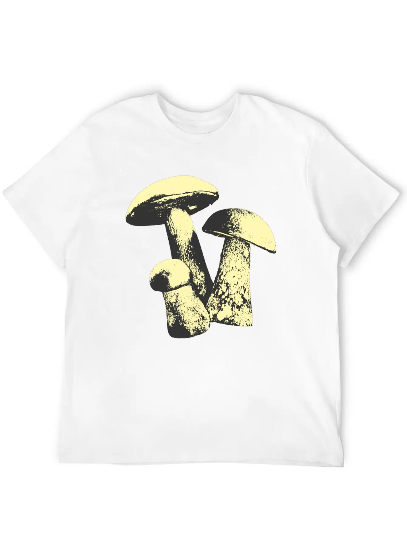 Vintage Mushroom Unisex Casual T-Shirt – Clean Design For Daily Comfort