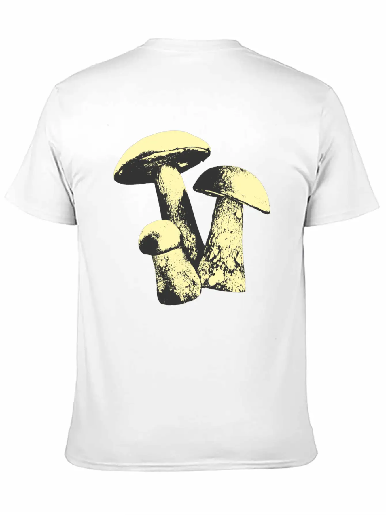 Vintage Mushroom Unisex Casual T-Shirt – Clean Design For Daily Comfort