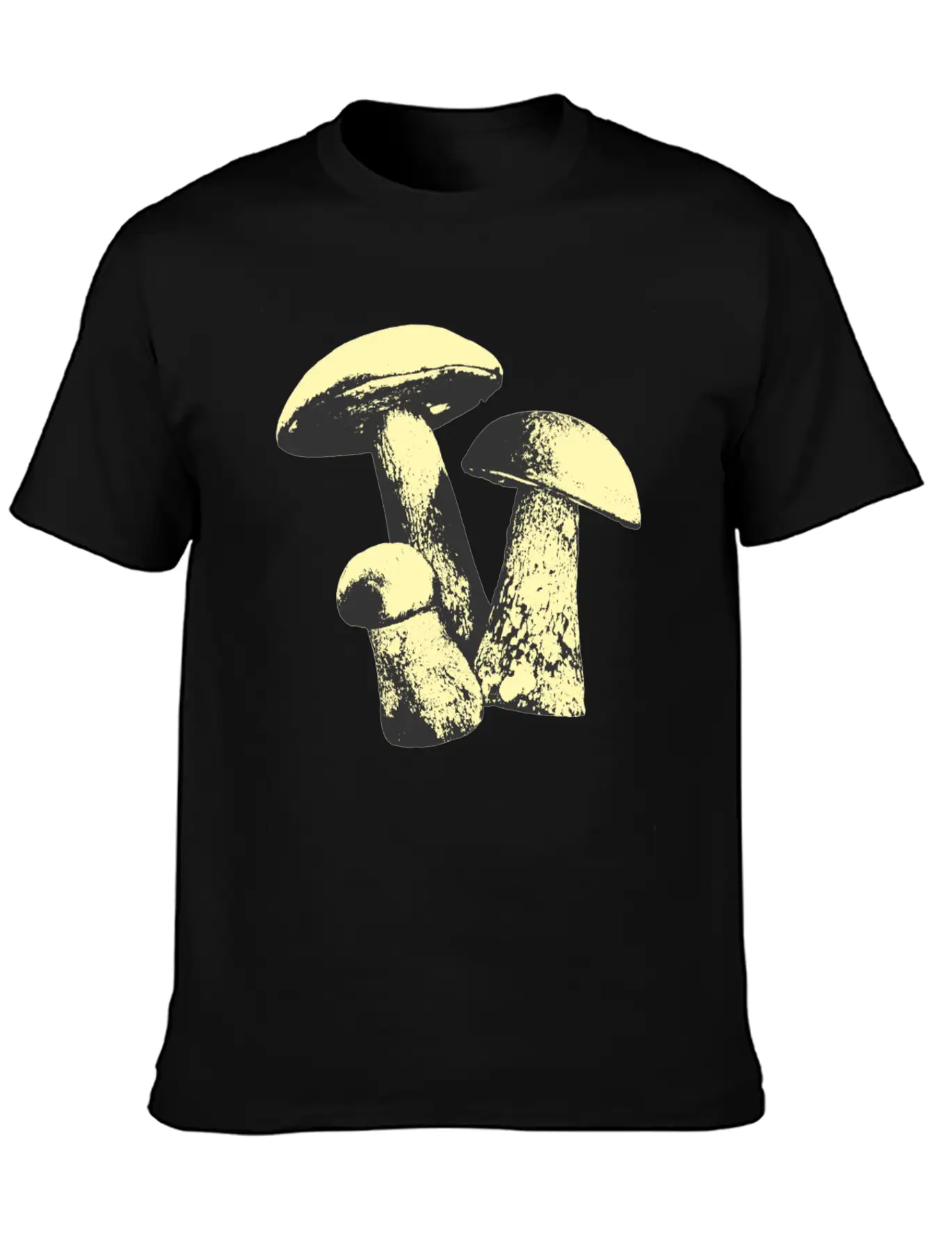 Vintage Mushroom Unisex Casual T-Shirt – Clean Design For Daily Comfort