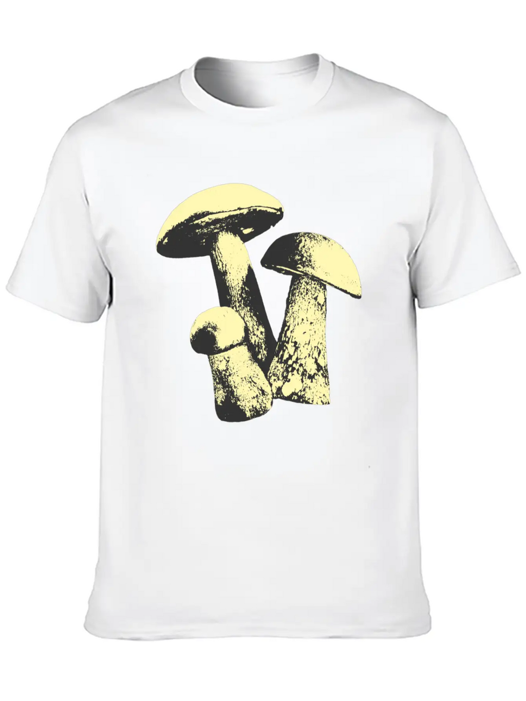 Vintage Mushroom Unisex Casual T-Shirt – Clean Design For Daily Comfort