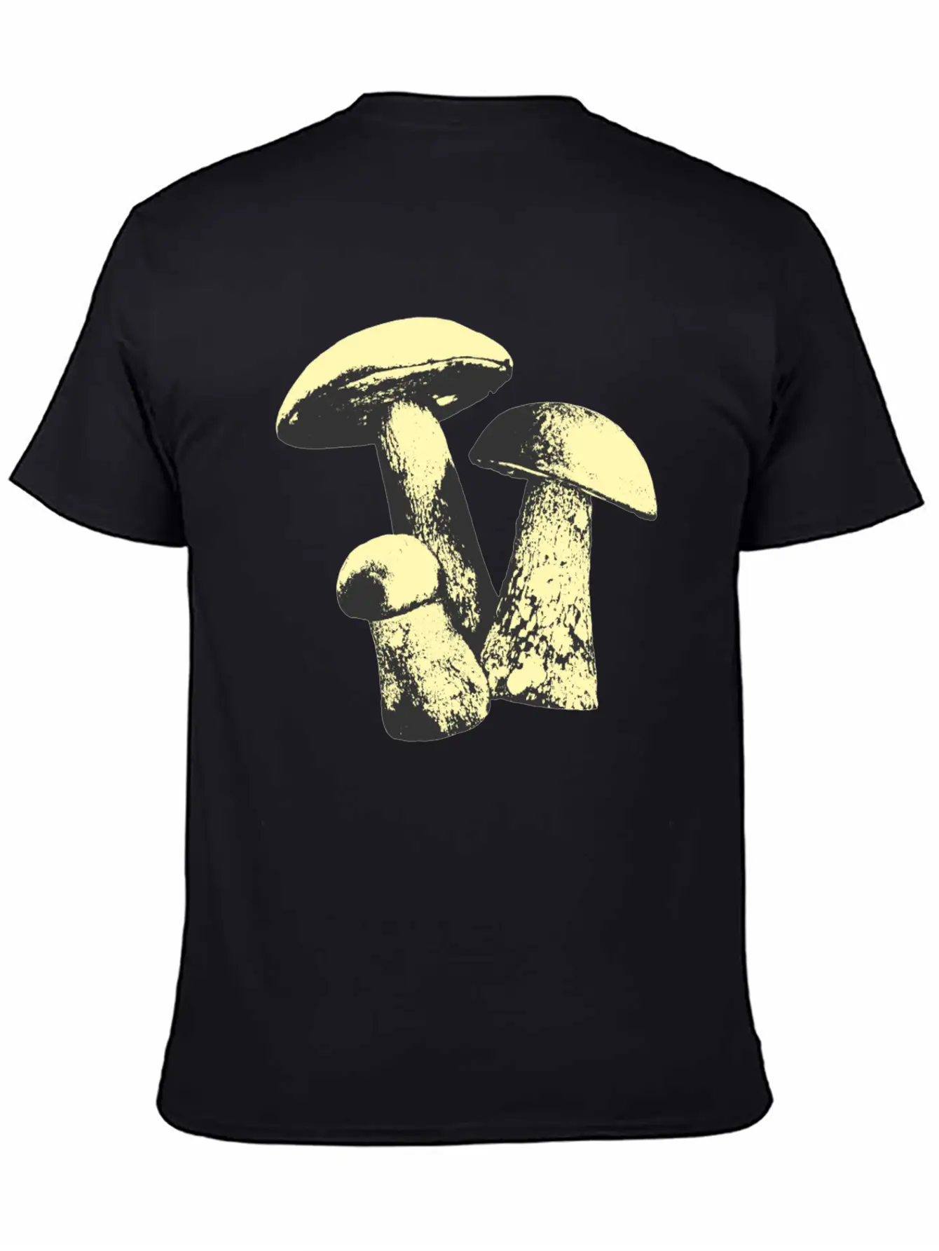 Vintage Mushroom Unisex Casual T-Shirt – Clean Design For Daily Comfort