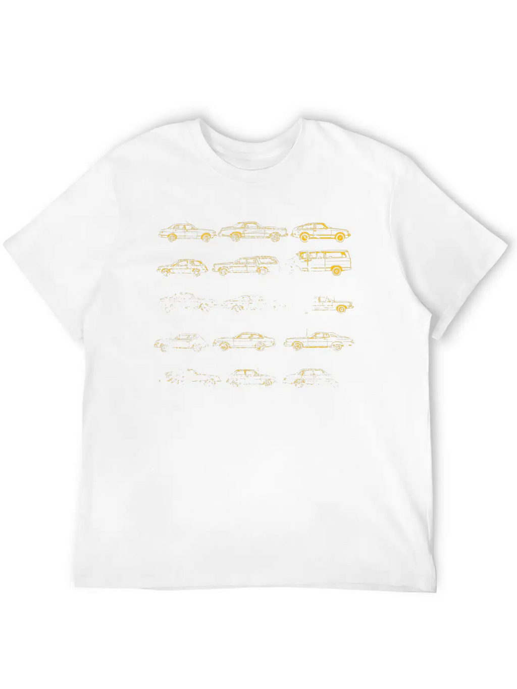 Vintage Old Cars Designer Graphic Casual Graphic T-Shirt – Simple And Comfortable Daily Wear