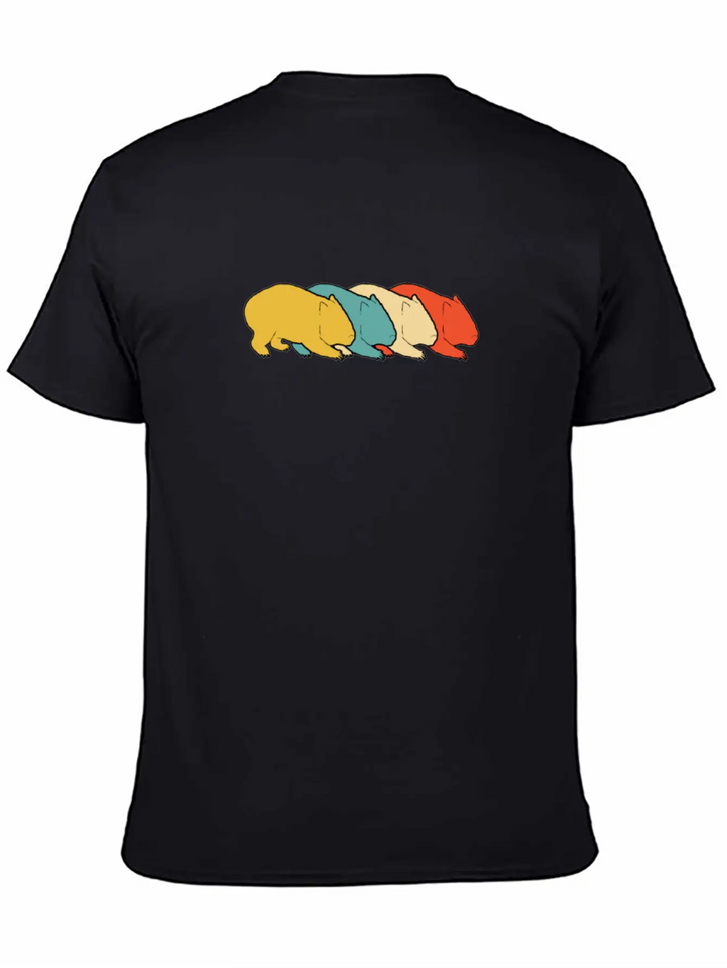 Vintage Retro Pop Art Wombat Gift Idea Unisex Casual T-Shirt – Clean Design For Daily Comfort