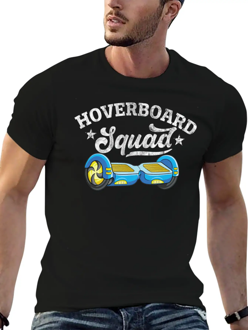Vintage Skater Gift Electric Self Balancing Unisex Short Sleeve Soft Cotton T-Shirt – Casual Everyday Wear