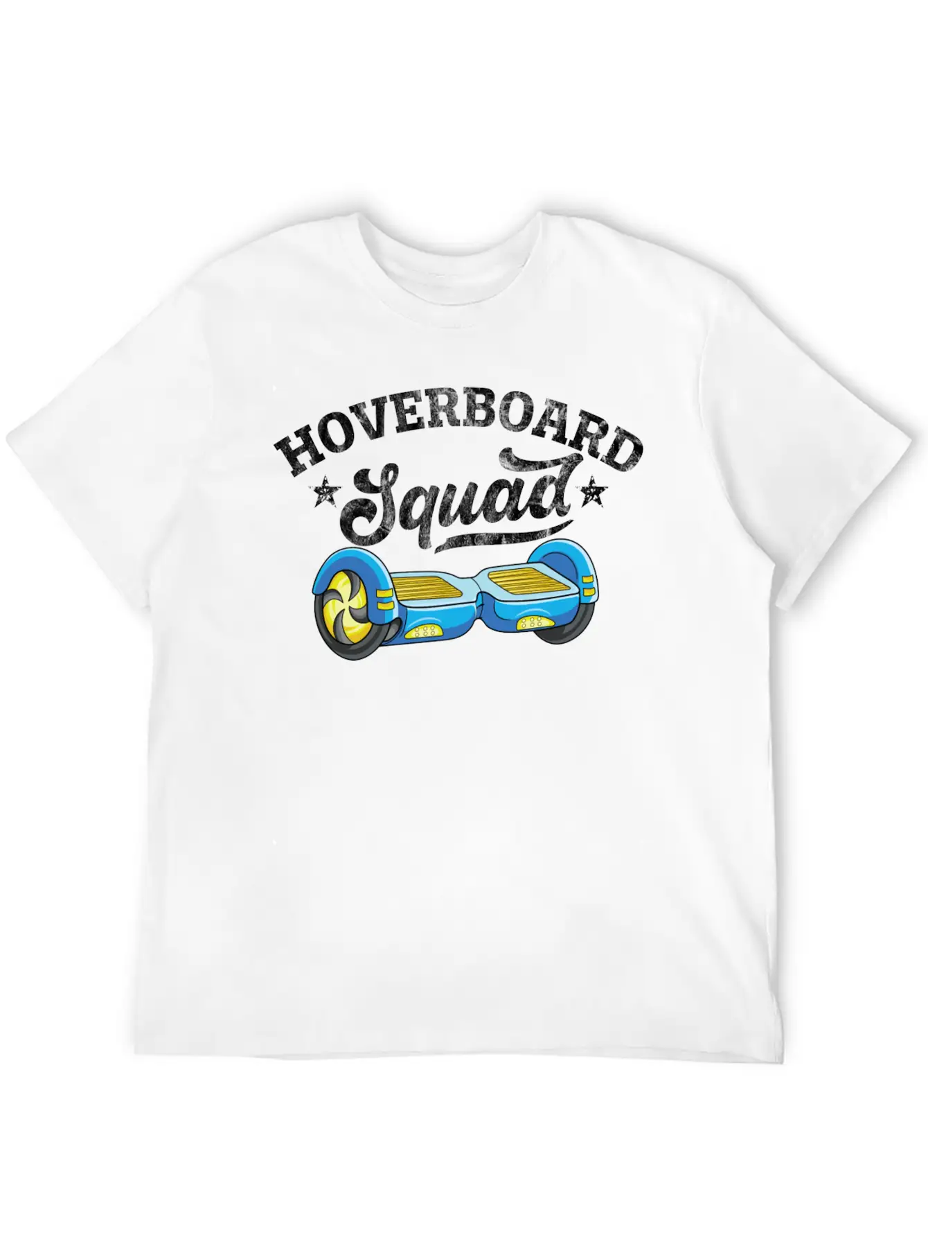 Vintage Skater Gift Electric Self Balancing Unisex Short Sleeve Soft Cotton T-Shirt – Casual Everyday Wear