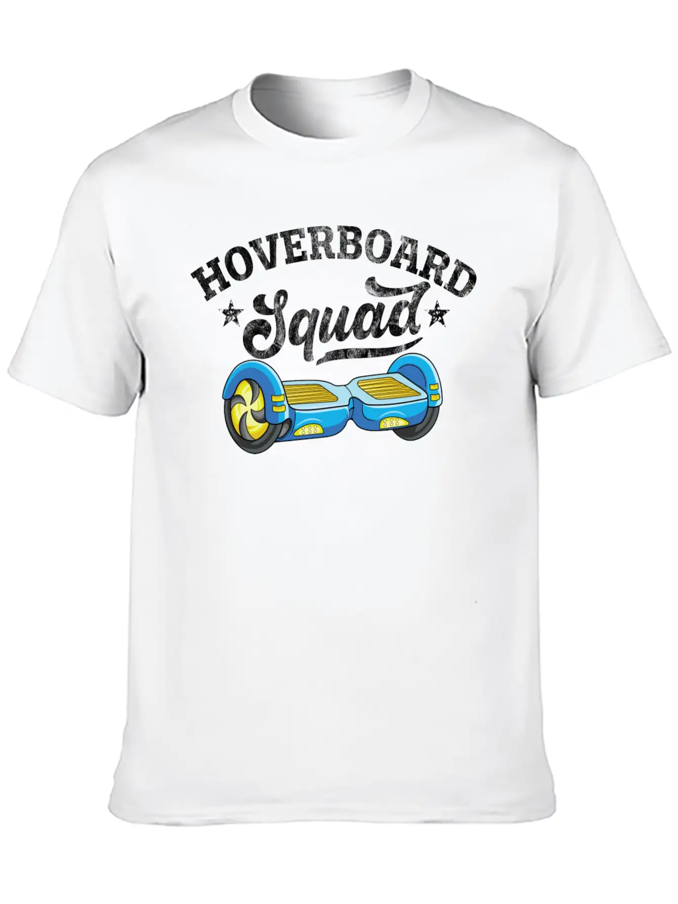 Vintage Skater Gift Electric Self Balancing Unisex Short Sleeve Soft Cotton T-Shirt – Casual Everyday Wear