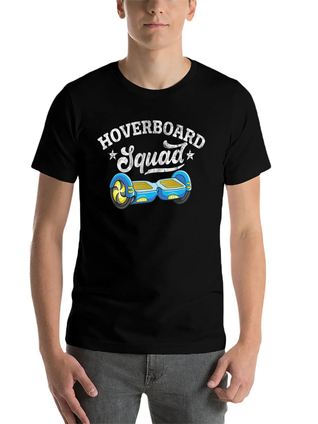 Vintage Skater Gift Electric Self Balancing Unisex Short Sleeve Soft Cotton T-Shirt – Casual Everyday Wear