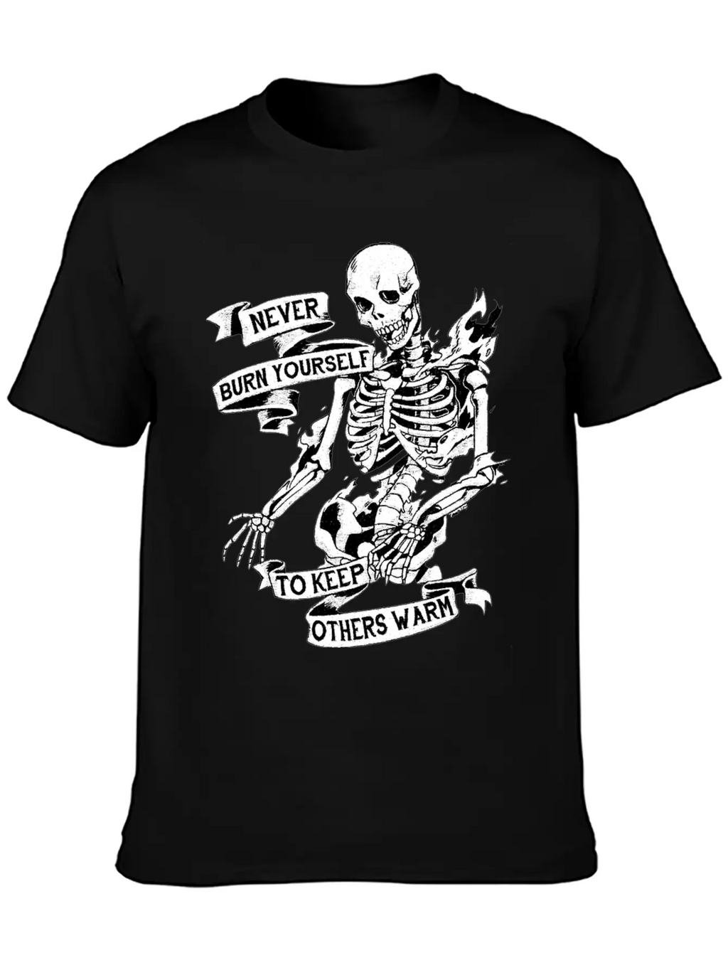 VINTAGE SKULL Unisex Casual T-Shirt – Clean Design For Daily Comfort