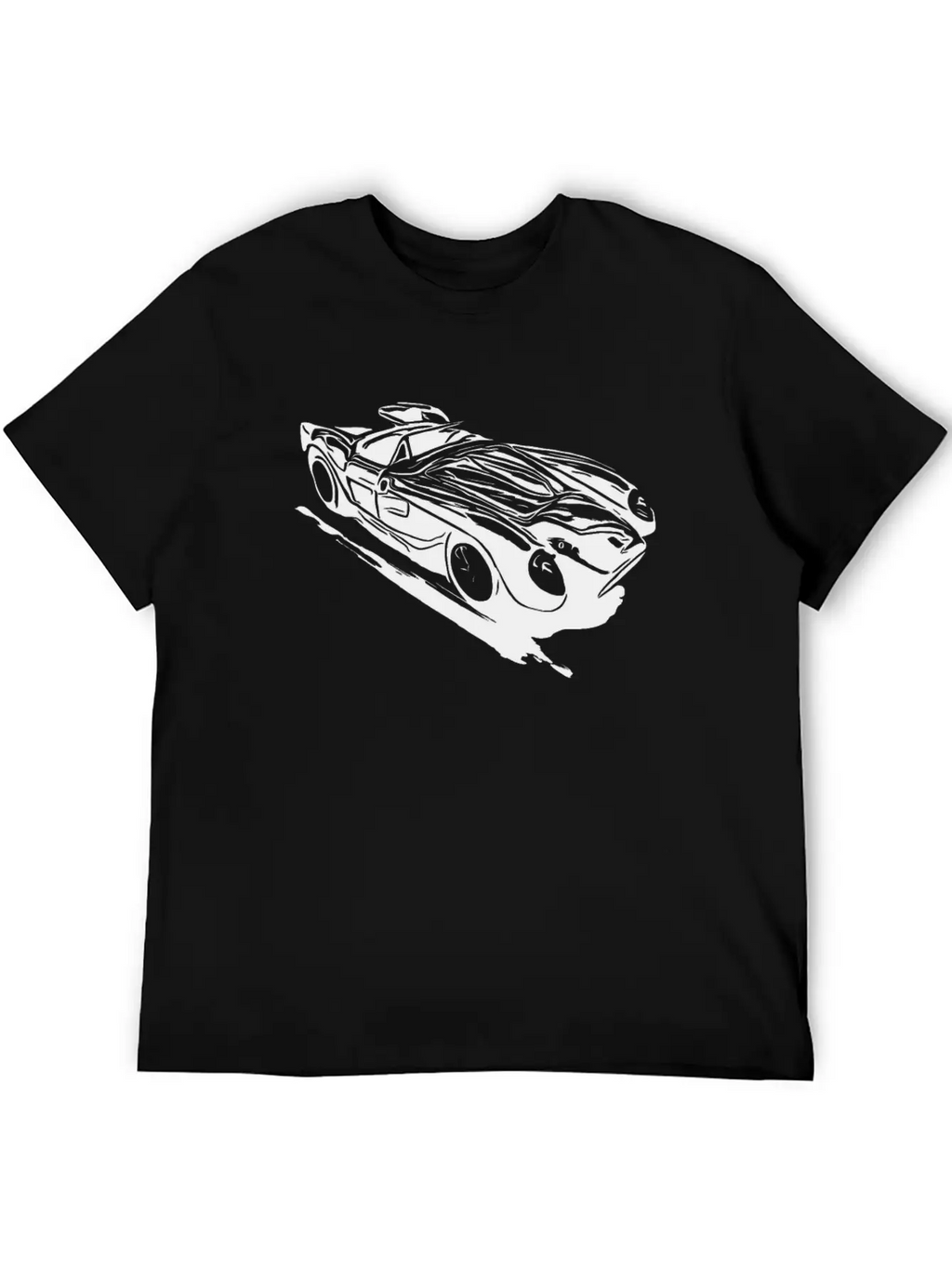 Vintage Sports Car Breathable Soft Cotton T-Shirt – Timeless Casual Look