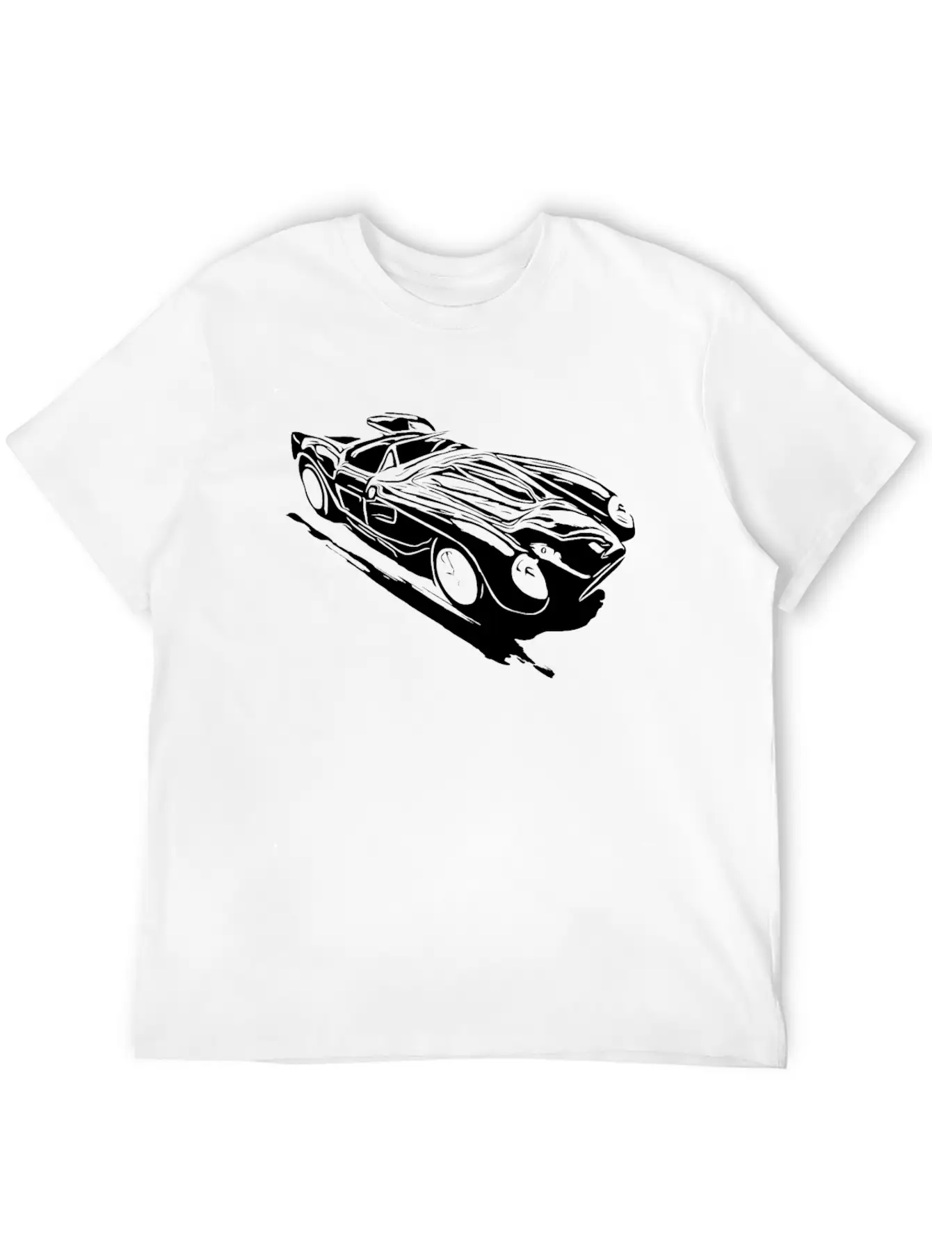 Vintage Sports Car Breathable Soft Cotton T-Shirt – Timeless Casual Look