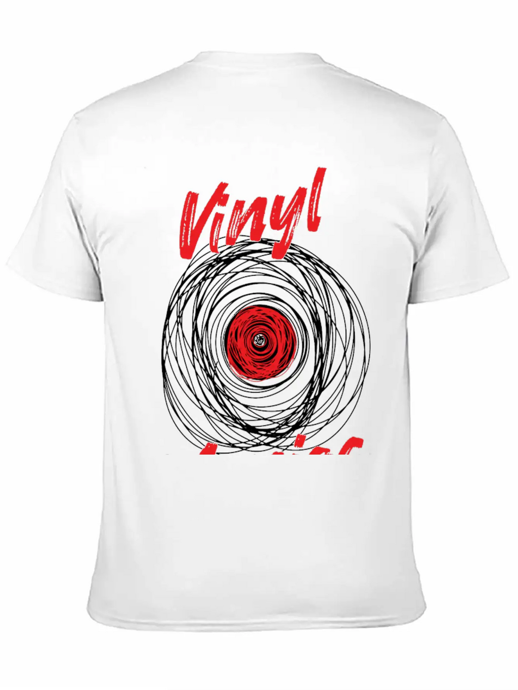 Vinyl Maniac Records Collector Unisex Casual T-Shirt – Clean Design For Daily Comfort