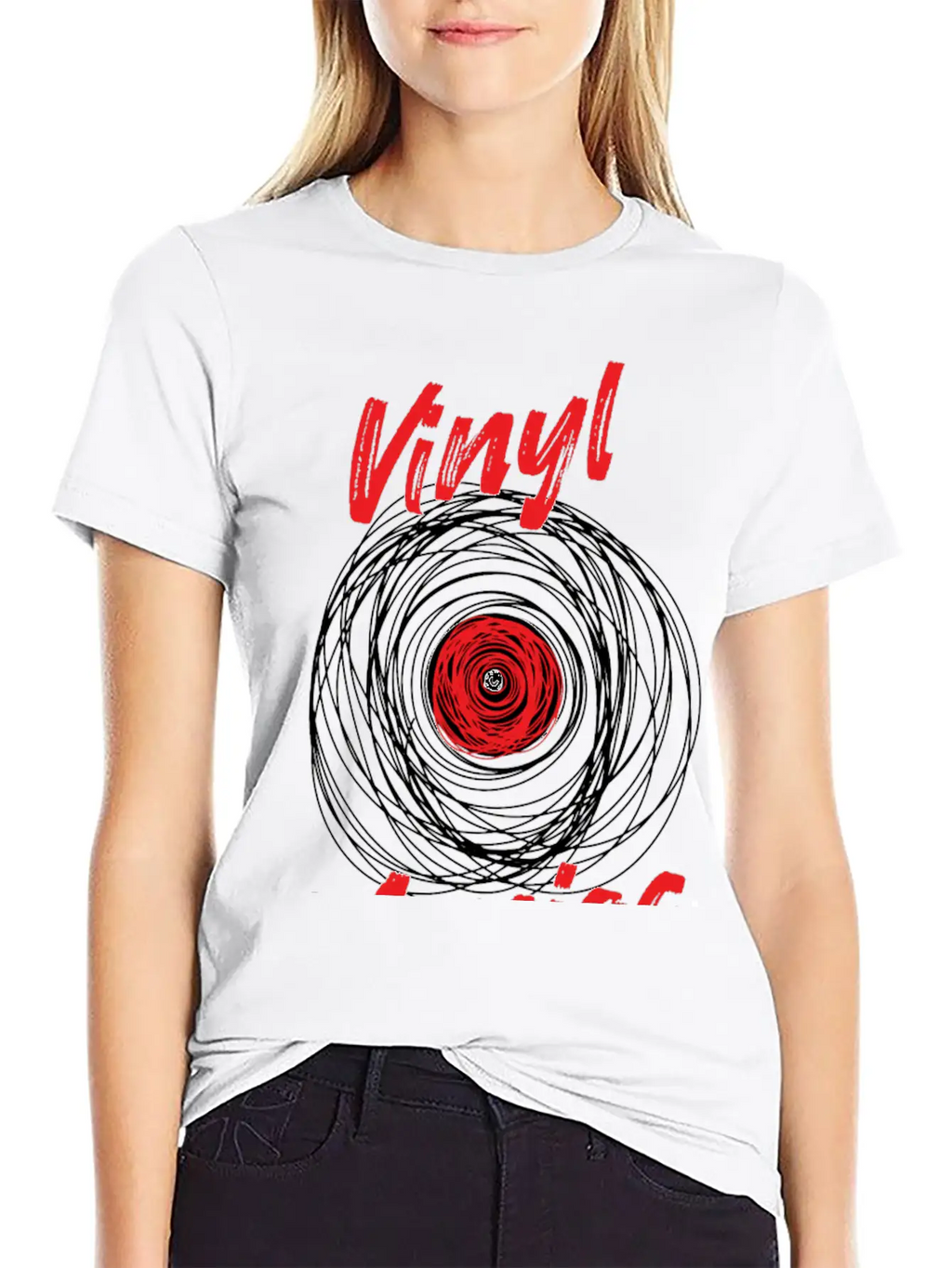 Vinyl Maniac Records Collector Unisex Casual T-Shirt – Clean Design For Daily Comfort