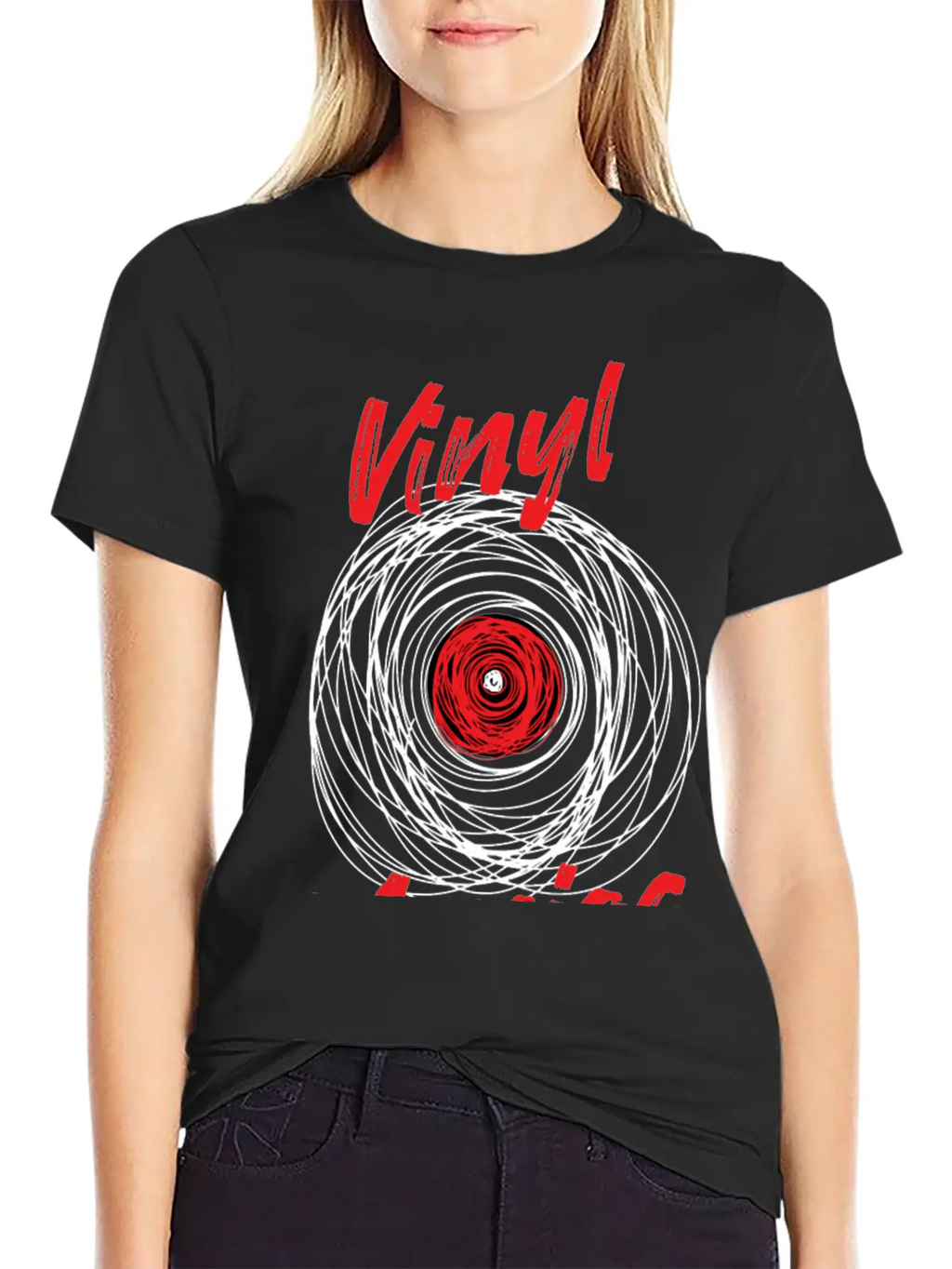 Vinyl Maniac Records Collector Unisex Casual T-Shirt – Clean Design For Daily Comfort