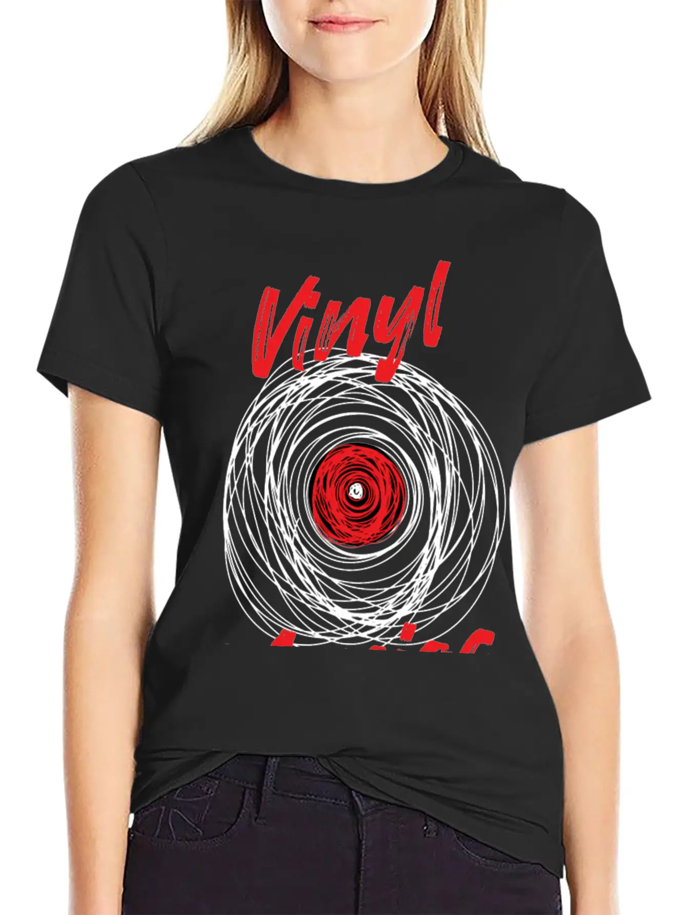 Vinyl Maniac Records Collector Unisex Casual T-Shirt – Clean Design For Daily Comfort