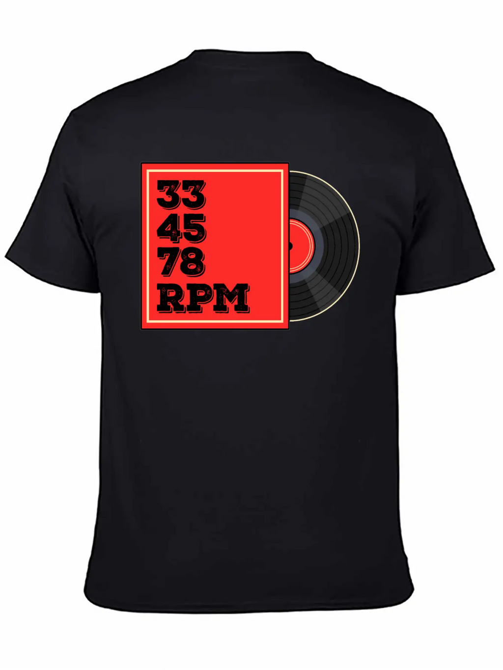 Vinyl Rrcord Player, Turntable Record Collector Casual Graphic T-Shirt – Simple And Comfortable Daily Wear