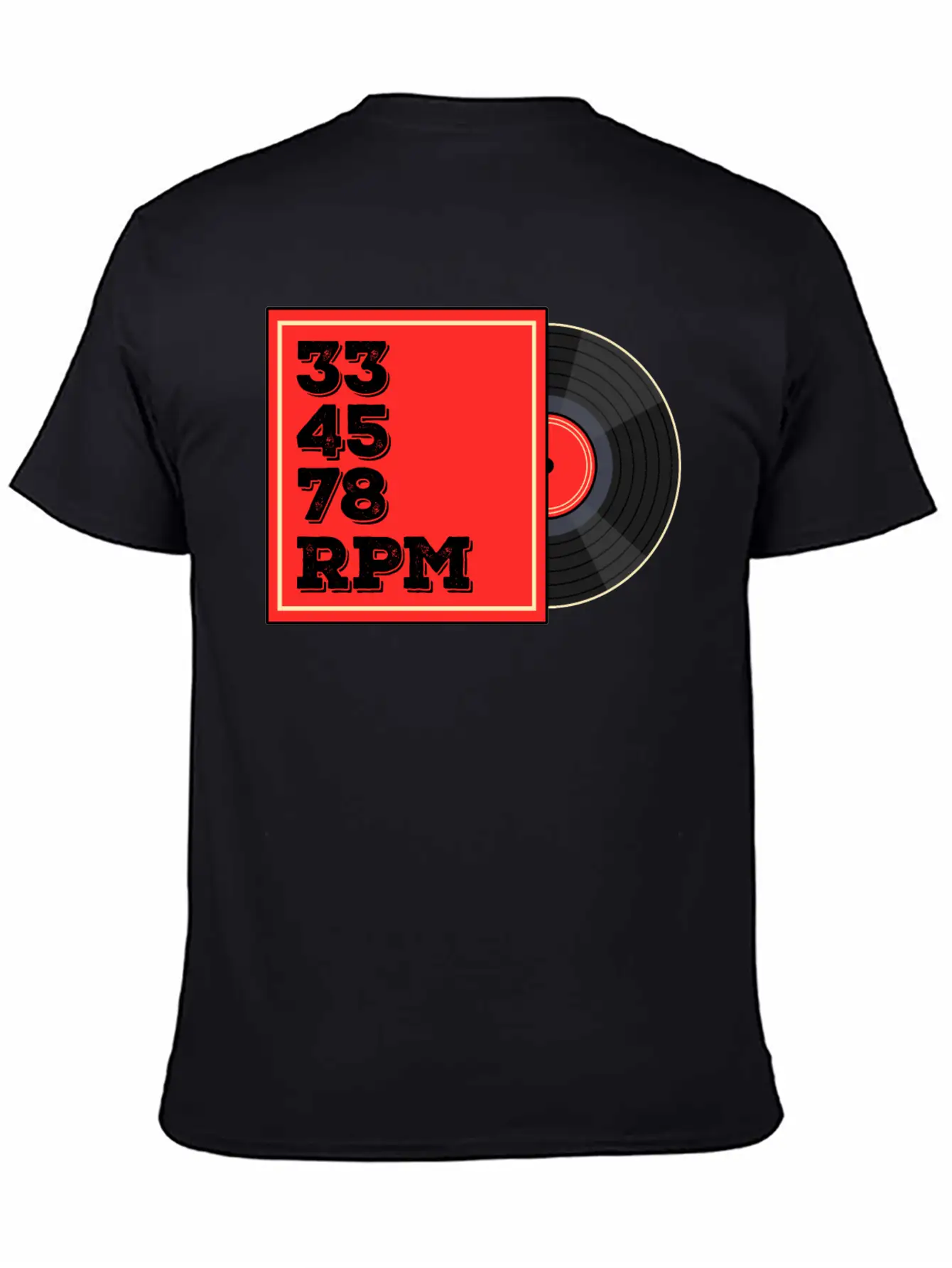 Vinyl Rrcord Player, Turntable Record Collector Casual Graphic T-Shirt – Simple And Comfortable Daily Wear
