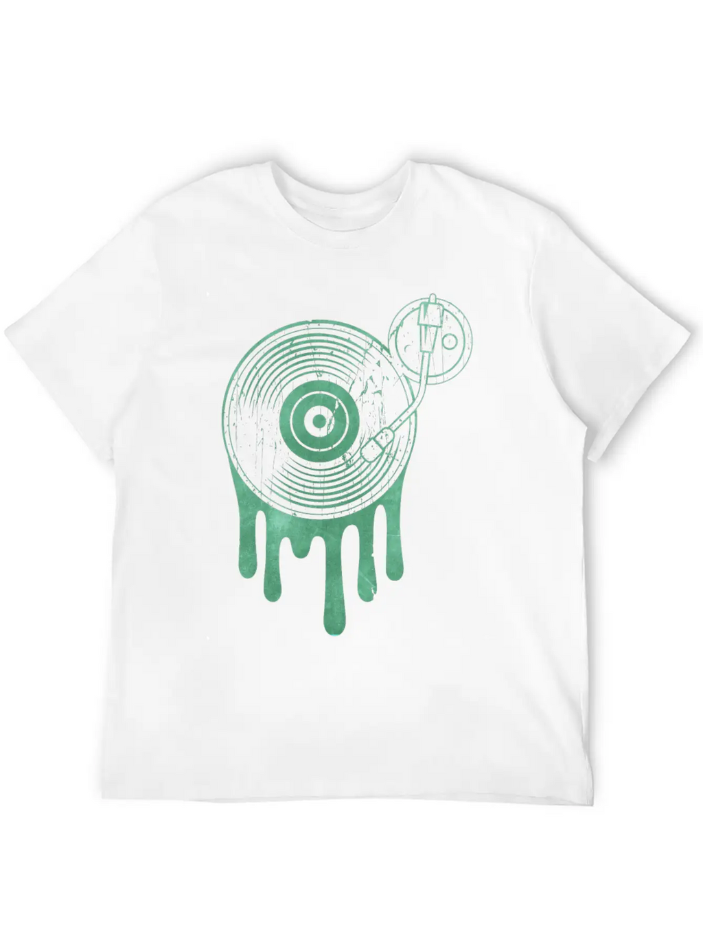 Vinyl Turntable Analog DJ Record Unisex Casual T-Shirt – Clean Design For Daily Comfort