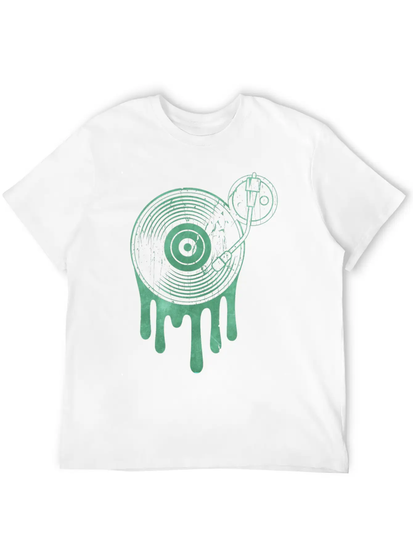 Vinyl Turntable Analog DJ Record Unisex Casual T-Shirt – Clean Design For Daily Comfort