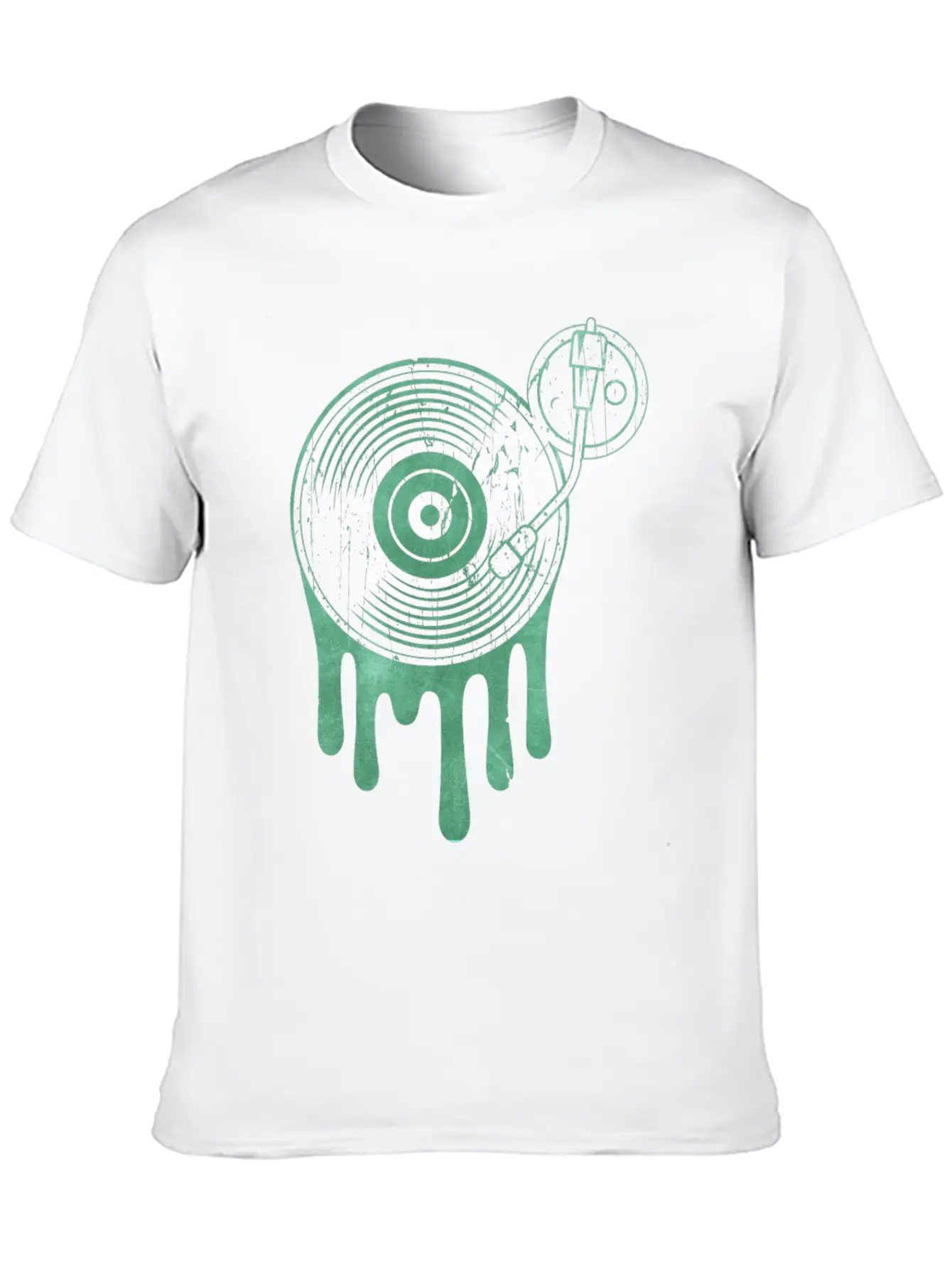 Vinyl Turntable Analog DJ Record Unisex Casual T-Shirt – Clean Design For Daily Comfort